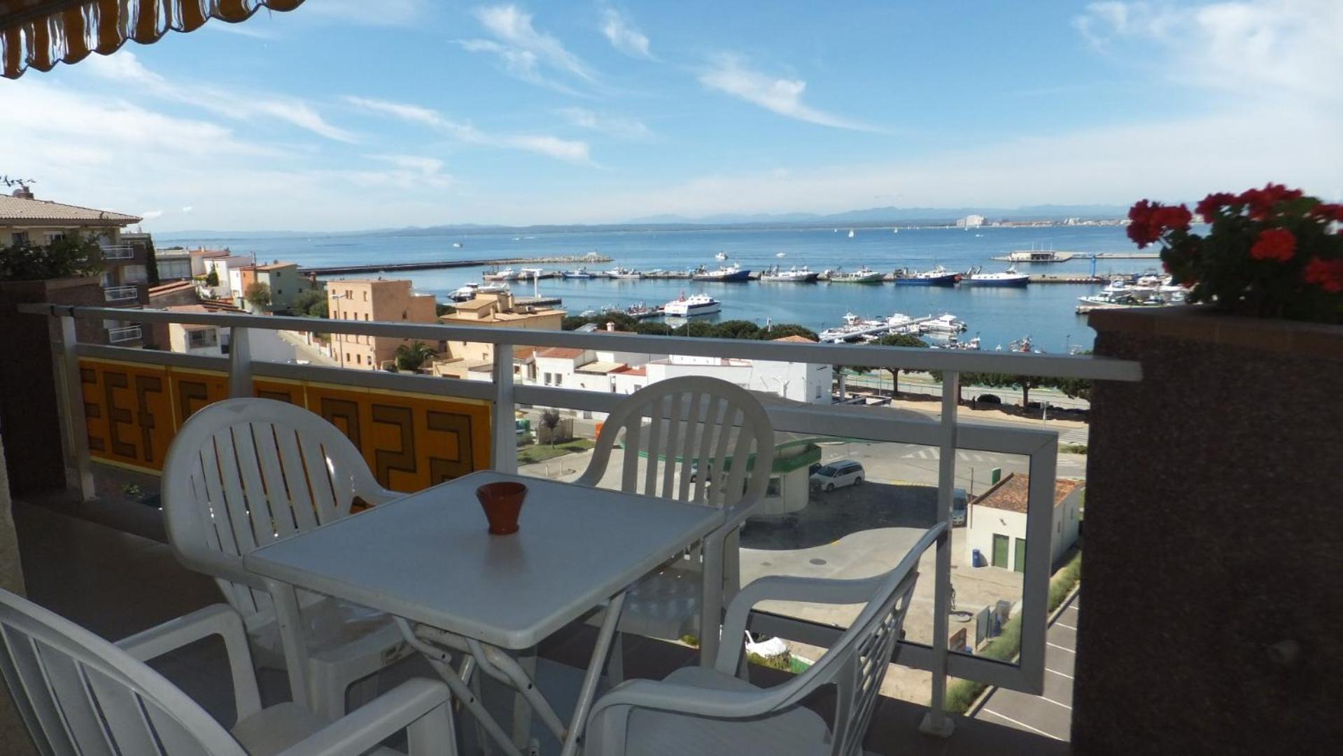 Roc Mar 2 5c - Apartamento Cerca Del Centro Y De La Playa - Terraza Con Vistas Al Mar Y Al Puerto Appartamento